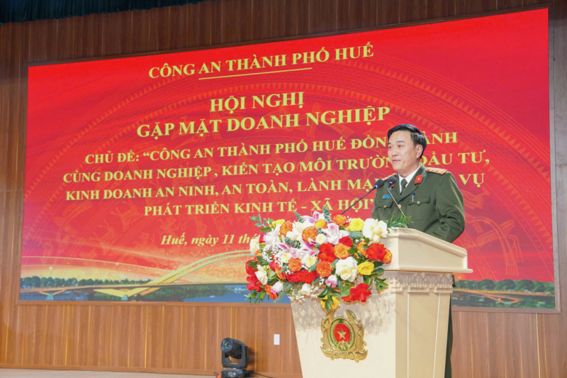 Chuyển từ “quản lý” sang “phục vụ”: Công an TP Huế sát cánh cùng doanh nghiệp phát triển bền vững -0