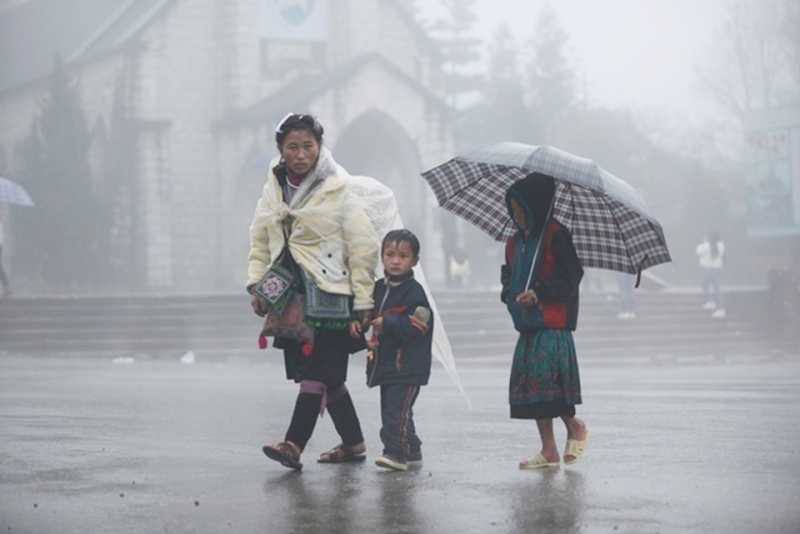 Miền Bắc nhiều nơi mưa phùn và sương mù -0