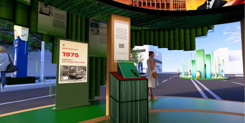 Không gian văn hóa Hồ Chí Minh ở Đường sách Tết 2026 có chủ đề “Rừng tre kể chuyện” -0