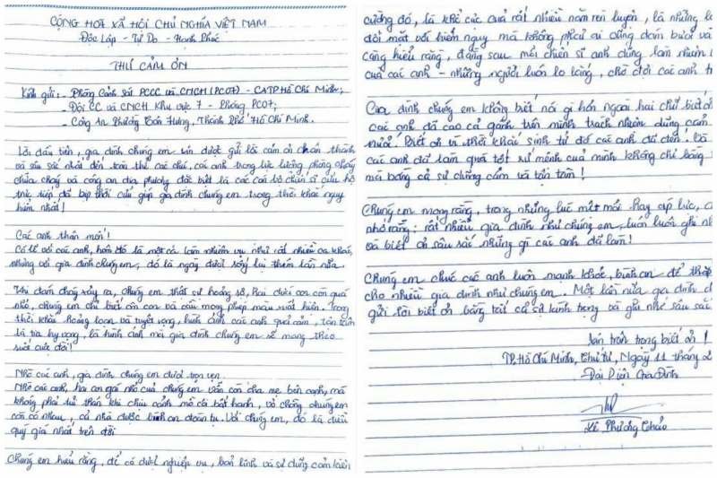 Gia đình nạn nhân vụ cháy và cuộc gặp gỡ đầy xúc động với các chiến sĩ PCCC&CNCH -0