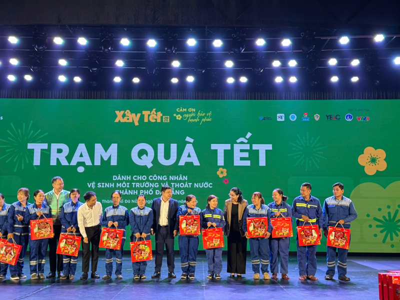 “Xây Tết” ấm lòng 600 công nhân giữ nhịp thở đô thị Đà Nẵng -0