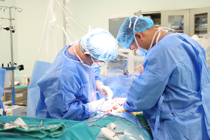Hàng chục thầy thuốc thực hiện ca ghép gan cấp cứu vào ngày nghỉ Tết đầu tiên -0