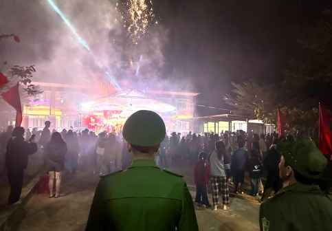 Công an xã Đắk Song nỗ lực vì Tết bình yên   -0