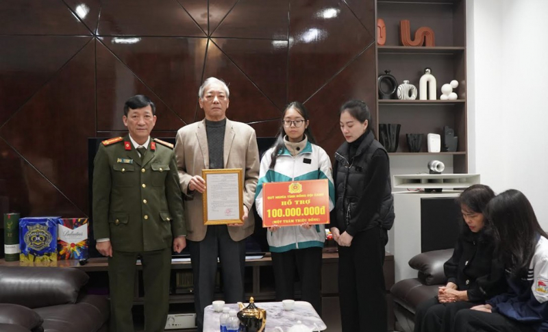 Truy thăng cấp bậc hàm Thượng tá đối với cán bộ Công an hy sinh trong khi làm nhiệm vụ -0