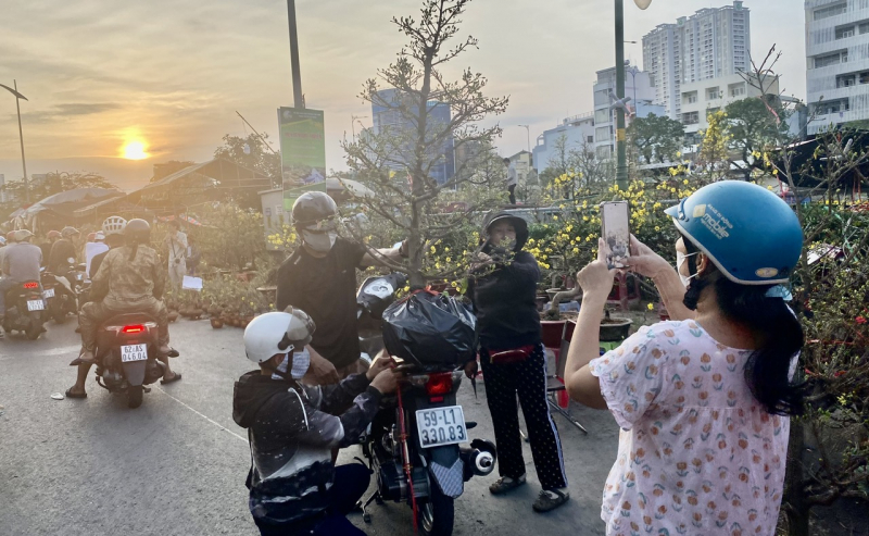 Chiều tối 28 tháng Chạp: Người dân TP Hồ Chí Minh tất bật mang Xuân về nhà -5