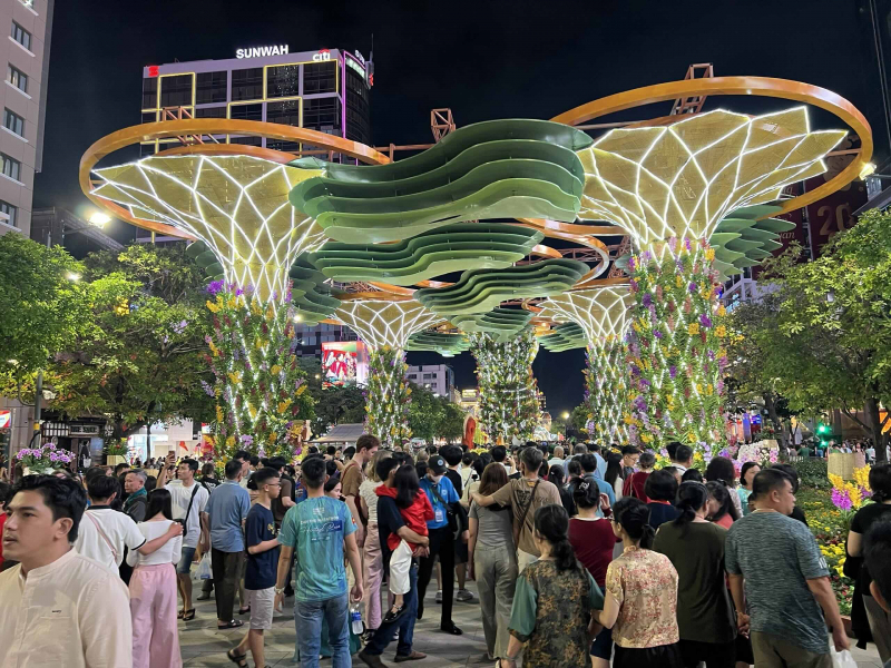 Khai mạc Đường hoa Nguyễn Huệ Tết Bính Ngọ 2026 -0