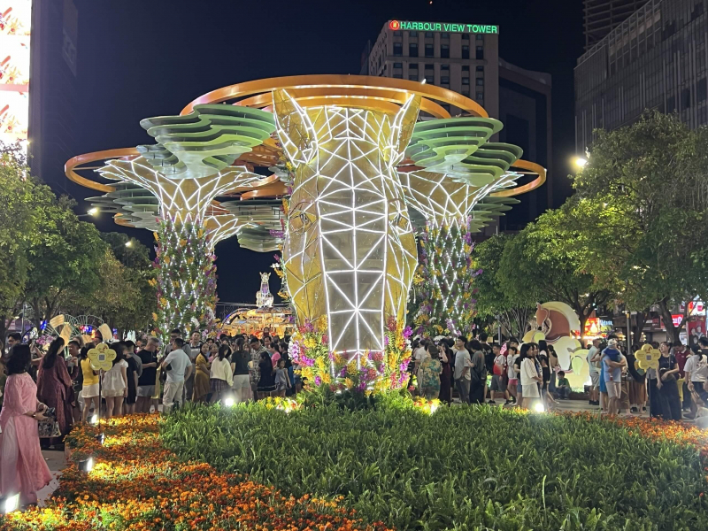 Khai mạc Đường hoa Nguyễn Huệ Tết Bính Ngọ 2026 -2