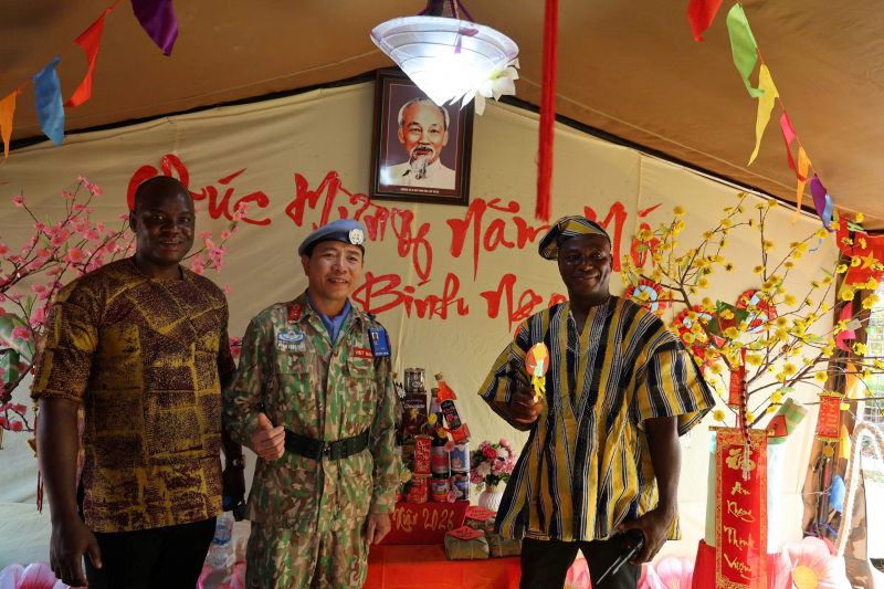 Tết nơi tuyến đầu gìn giữ hòa bình tại Bentiu -0