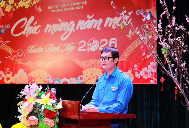 Trung ương Đoàn thăm, chúc tết Trung đoàn 600, Bộ Tư lệnh Cảnh vệ -0