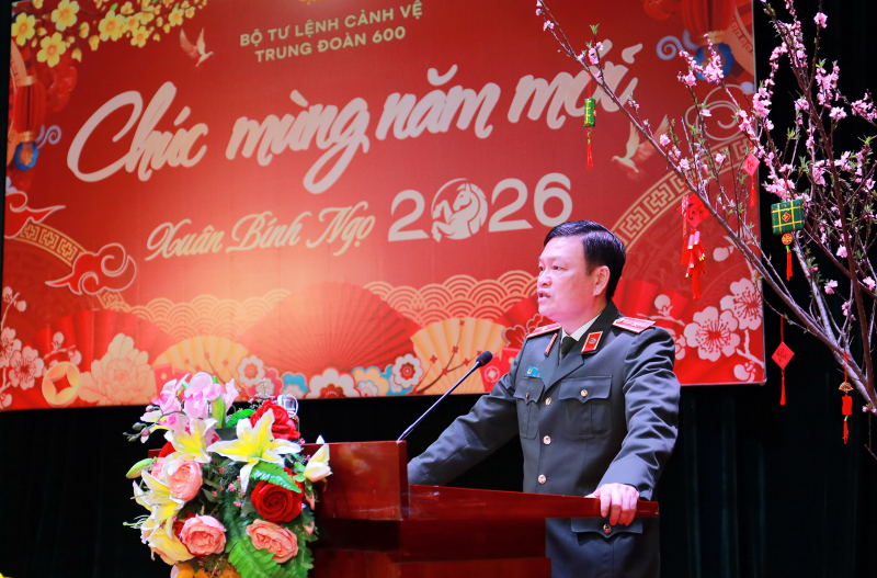 Trung ương Đoàn thăm, chúc tết Trung đoàn 600, Bộ Tư lệnh Cảnh vệ -0