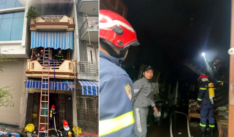 Kịp thời cứu thoát 2 nạn nhân khỏi đám cháy trong đêm giao thừa -0