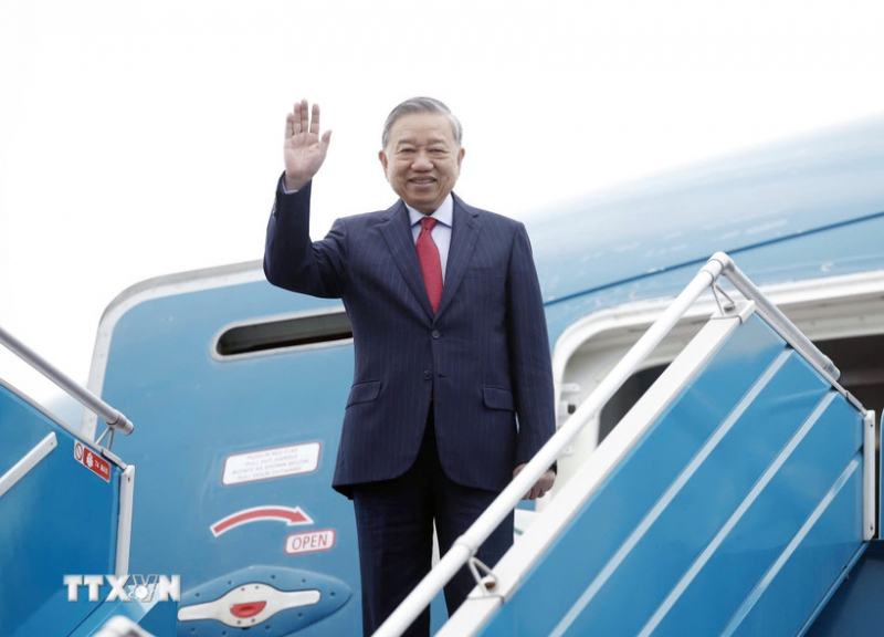 Tổng Bí thư Tô Lâm lên đường tham dự cuộc họp khai mạc Hội đồng Hòa bình về Gaza -0