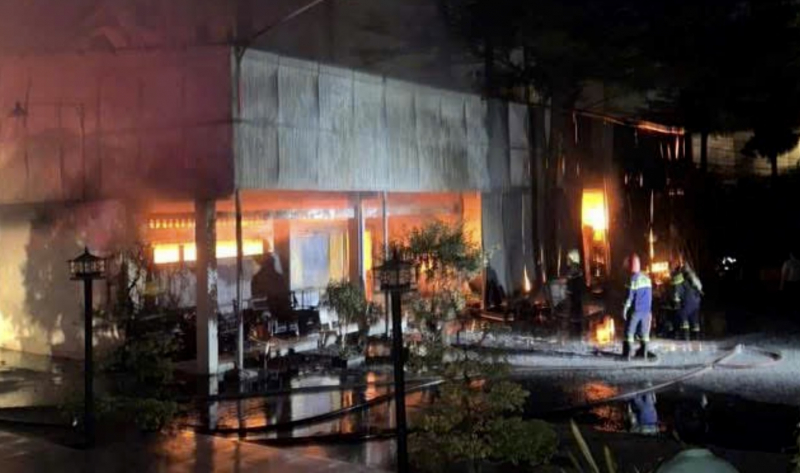 Cháy nhà kho rộng gần 100m2 tại cơ sở tôn giáo đêm mùng 2 Tết  -0