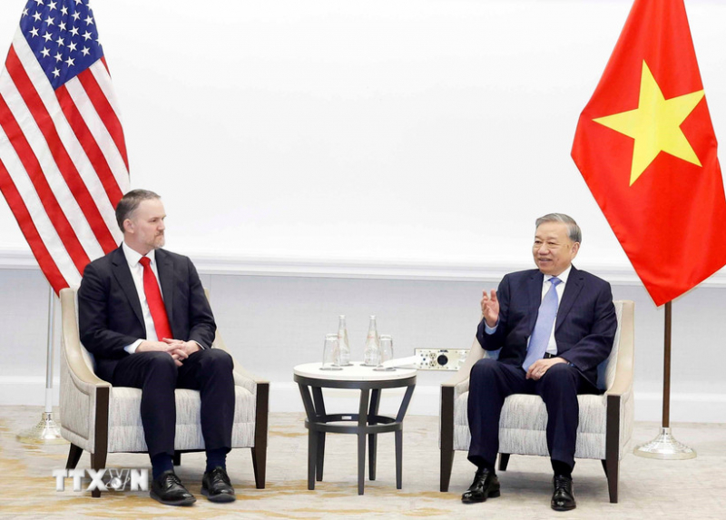 Tổng Bí thư Tô Lâm tiếp Trưởng đại diện Thương mại Hoa Kỳ Jamieson Greer -0