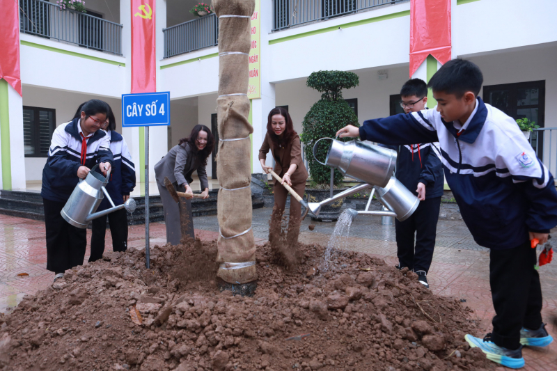 Ngành Giáo dục Hà Nội phấn đấu trồng mới 15.000 cây xanh -0