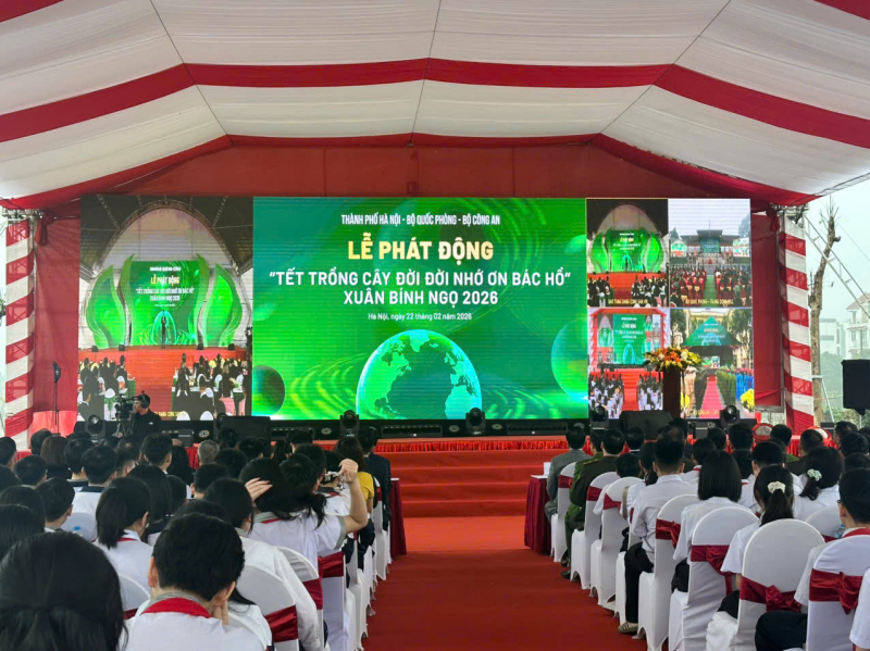 Phát động Tết trồng cây tại xã Đông Anh, TP Hà Nội:  Phấn đấu trồng 3.000 cây xanh trong năm 2026 -0