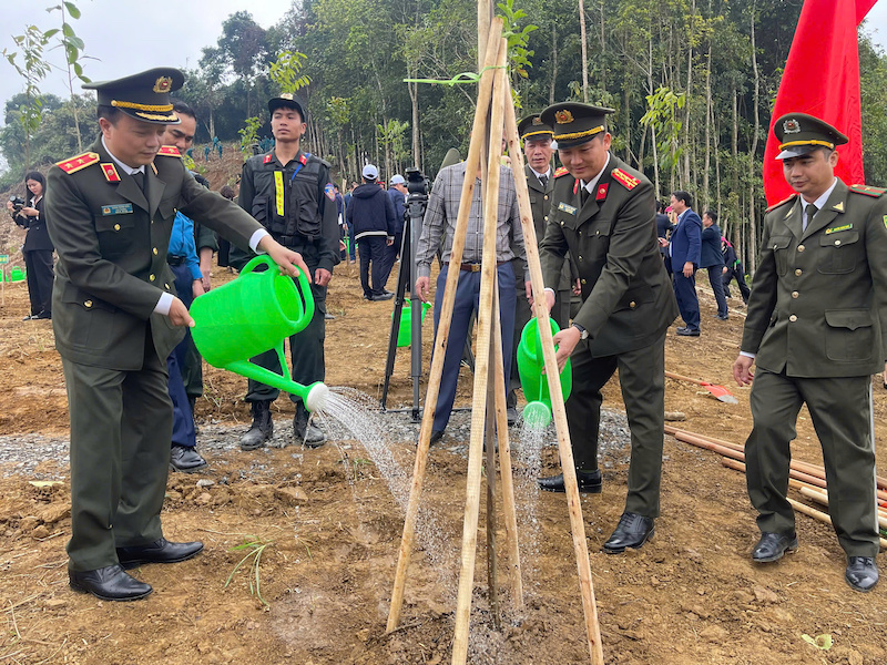 Chủ tịch nước Lương Cường dự và phát động “Tết trồng cây đời đời nhớ ơn Bác Hồ xuân Bính Ngọ năm 2026” tại tỉnh Lào Cai -1