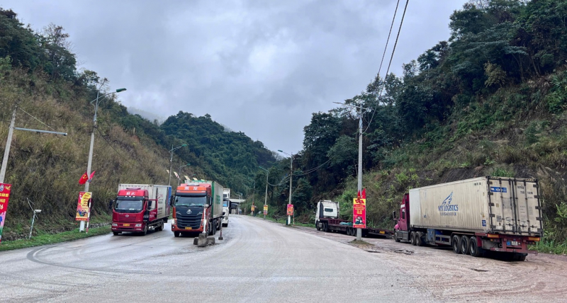 Cửa khẩu phía Bắc sôi động trở lại sau Tết, hàng hóa thông quan tăng mạnh -0