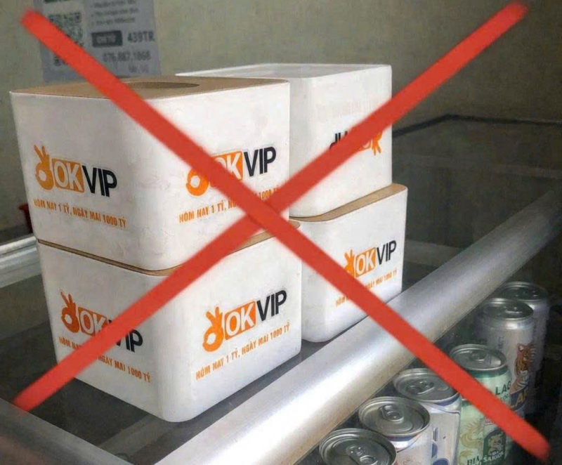 Cảnh giác việc “bỗng dưng” được cho, tặng vật dụng có gắn quảng cáo cờ bạc, cá cược trái phép -1