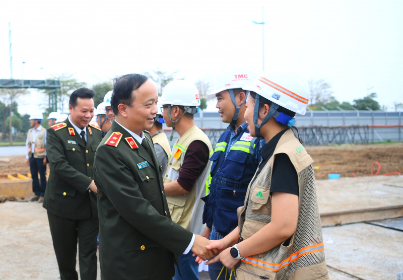 Thứ trưởng Đặng Hồng Đức kiểm tra tiến độ triển khai các dự án xây dựng của Bộ Công an -0