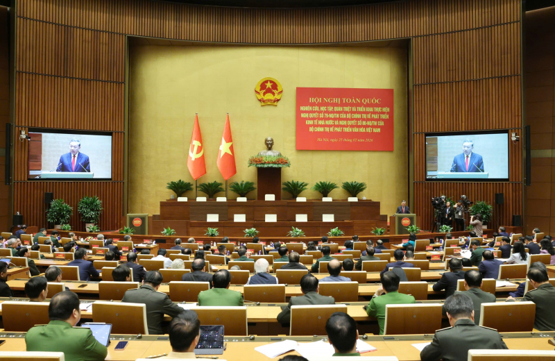Phát biểu của Tổng Bí thư Tô Lâm tại Hội nghị toàn quốc quán triệt, triển khai Nghị quyết số 79 và 80 của Bộ Chính trị -0