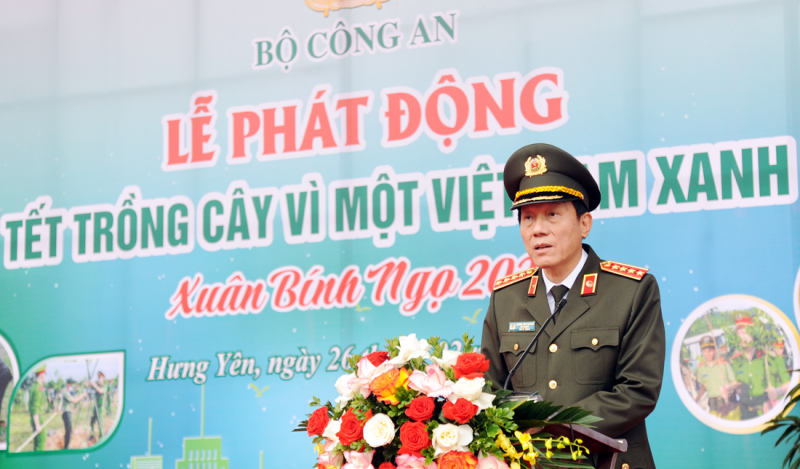 Bộ Công an phát động Tết trồng cây năm 2026 - Vì một Việt Nam xanh. -0