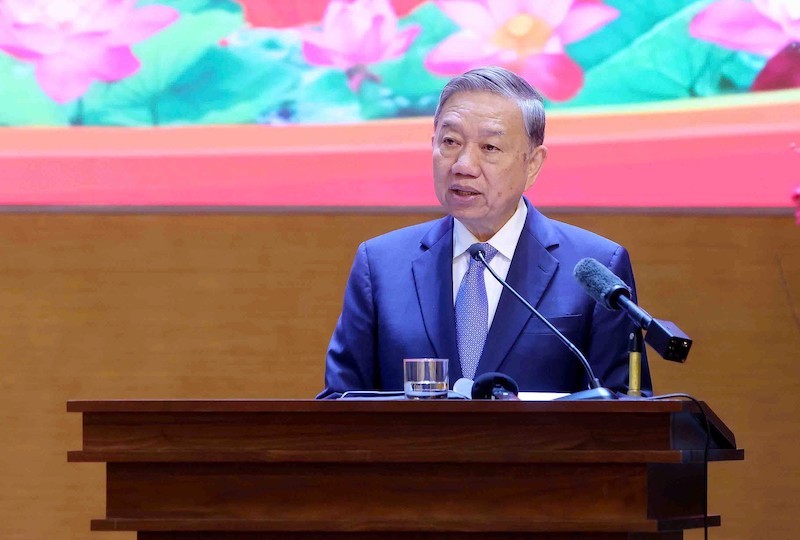 Tổng Bí thư Tô Lâm thăm và chúc Tết Cục An ninh điều tra Bộ Công an -0