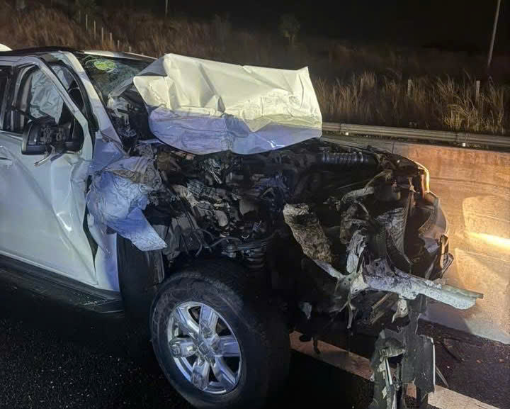 Cao tốc Phan Thiết - Dầu Giây ùn ứ sau 3 vụ va chạm liên tiếp -0