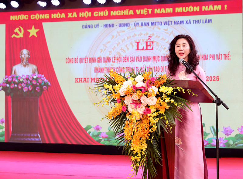 Khai mạc Lễ hội Đền Sái và cấp Bằng ghi danh Di sản văn hoá phi vật thể quốc gia -0