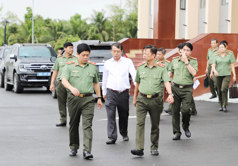 Bộ Công an khảo sát xây dựng trường phổ thông liên cấp nội trú tại trụ sở Công an tỉnh Sóc Trăng cũ -0