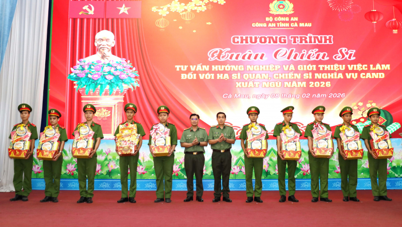 Công an Cà Mau phát triển toàn diện chiến sĩ nghĩa vụ xuất ngũ -0