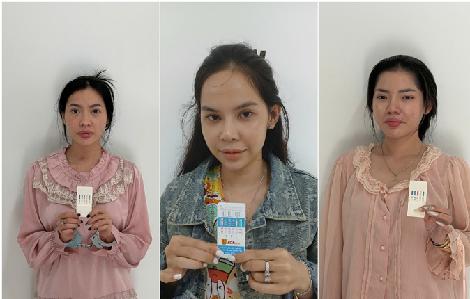 Bắt nhóm đối tượng đang “bay lắc” trong phòng ngủ -1