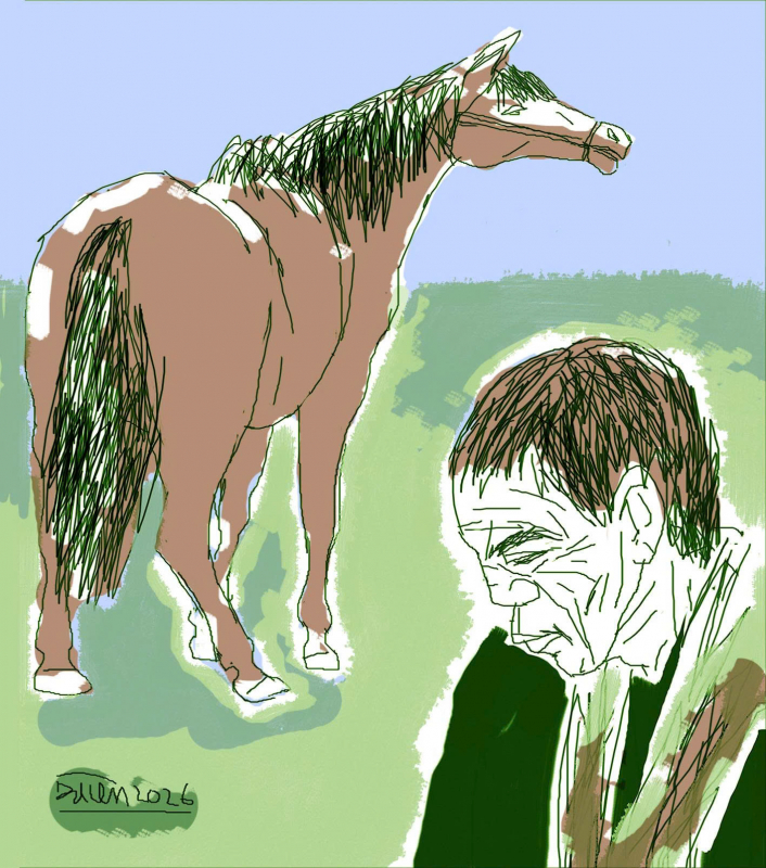 Bóng ngựa dưới trăng mờ -0