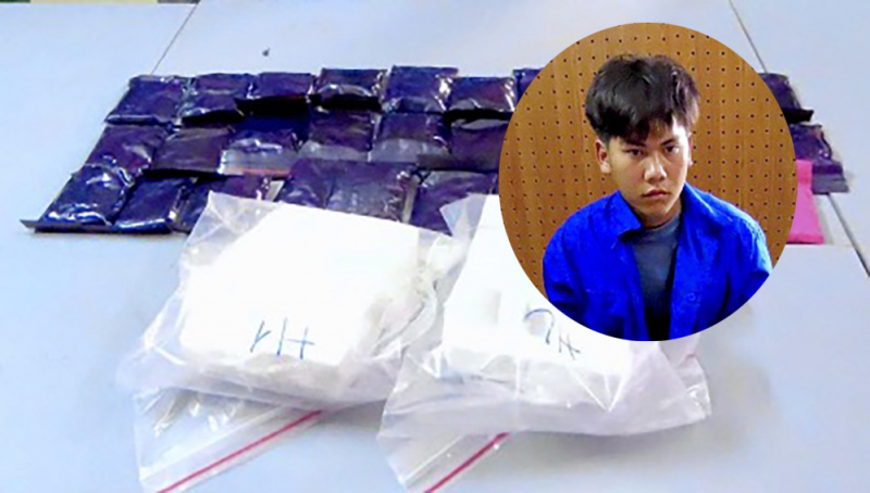 Tóm gọn đối tượng vận chuyển 2 bánh heroin, 6.000 viên ma túy tổng hợp -0