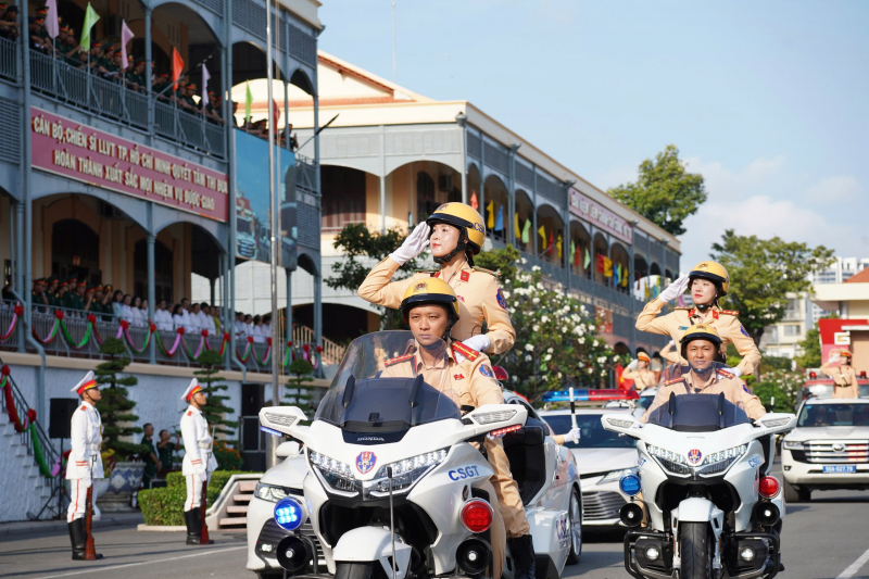 Các lực lượng vũ trang TP Hồ Chí Minh ra quân huấn luyện năm 2026  -2