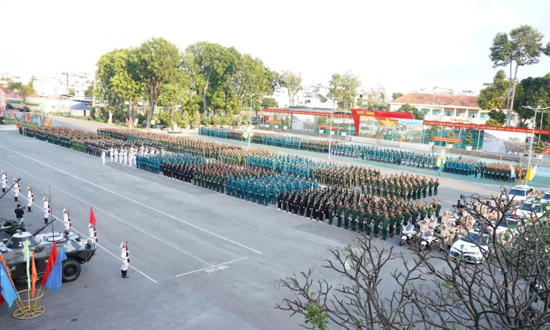 Các lực lượng vũ trang TP Hồ Chí Minh ra quân huấn luyện năm 2026  -0