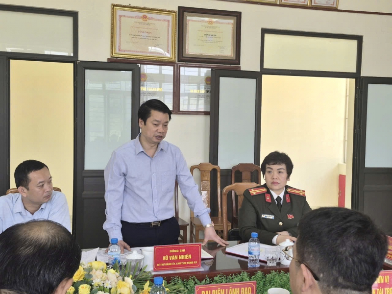 Rà soát triển khai Kế hoạch 22 của Đảng ủy Công an Trung ương và khảo sát xây trường mầm non Hoàng Văn Thụ tại Lạng Sơn -0