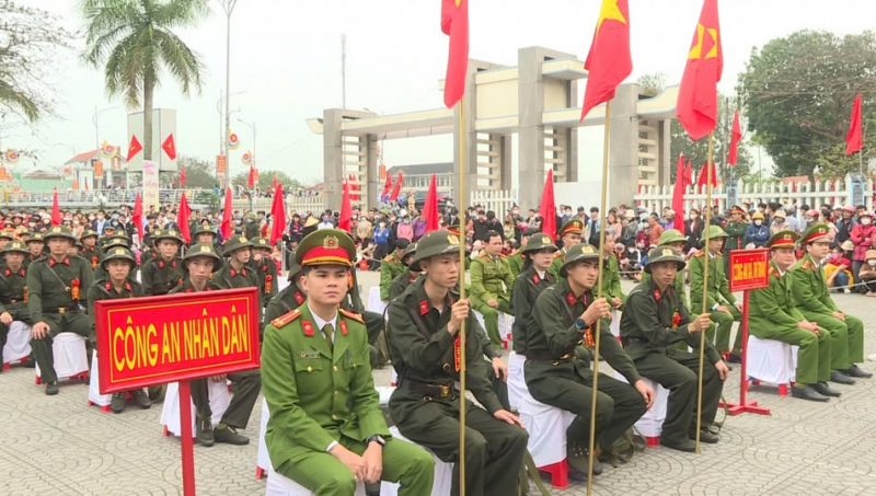 Gần 100 sinh viên Quảng Trị tốt nghiệp đại học, cao đẳng thực hiện nghĩa vụ tham gia CAND -0