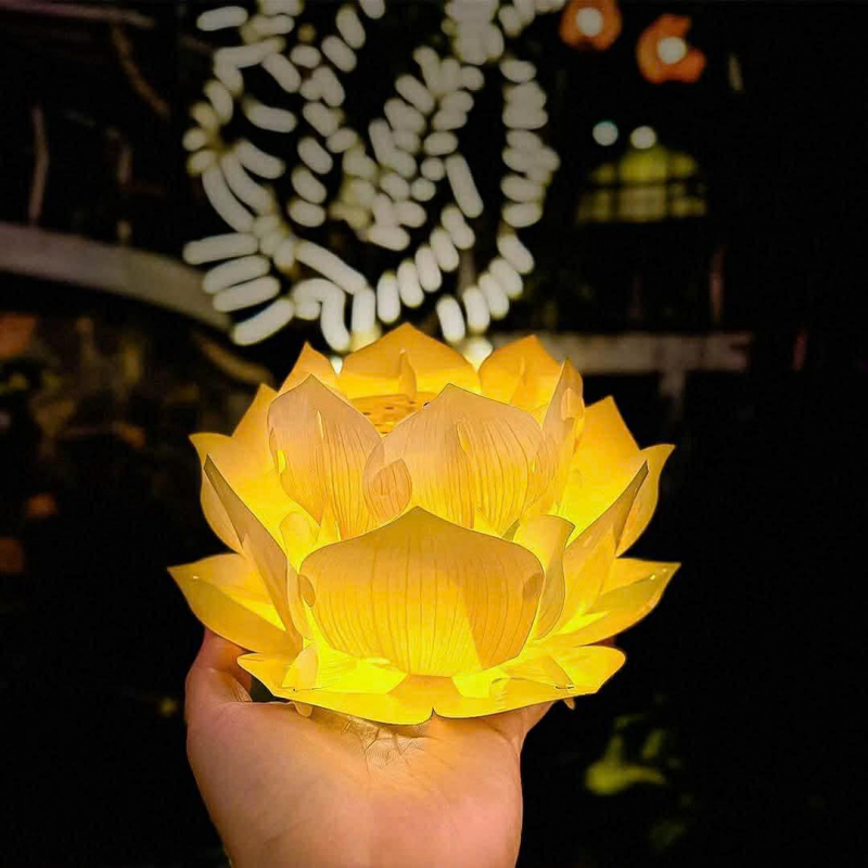 Huyền ảo đêm hoa đăng trên non cao Bảy Núi -0