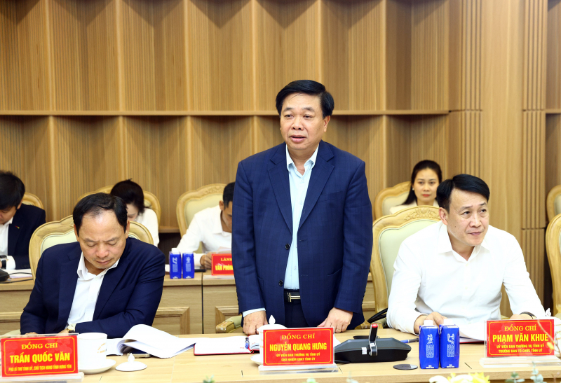 Công bố kế hoạch kiểm tra, giám sát đối với Ban Thường vụ Tỉnh ủy Hưng Yên -0