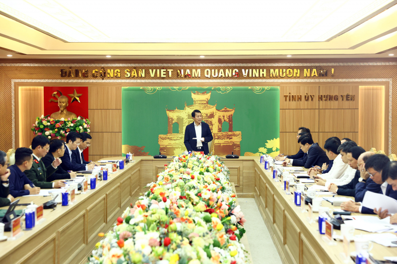 Công bố kế hoạch kiểm tra, giám sát đối với Ban Thường vụ Tỉnh ủy Hưng Yên -0