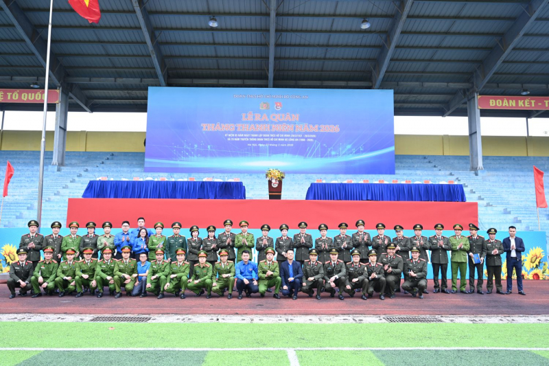 Lễ ra quân Tháng Thanh niên năm 2026: Lời hiệu triệu đến thanh niên Công an trên cả nước -0