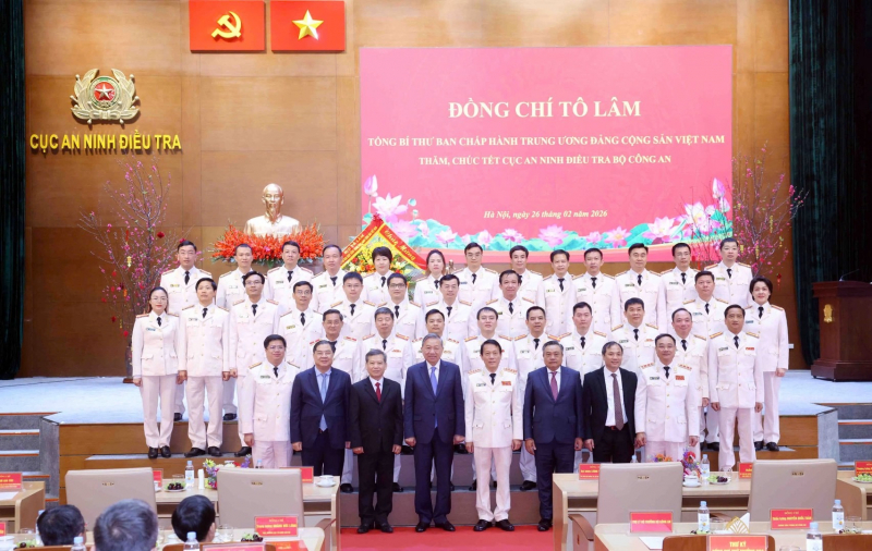 General Secretary To Lam visits Security Investigation Department -0