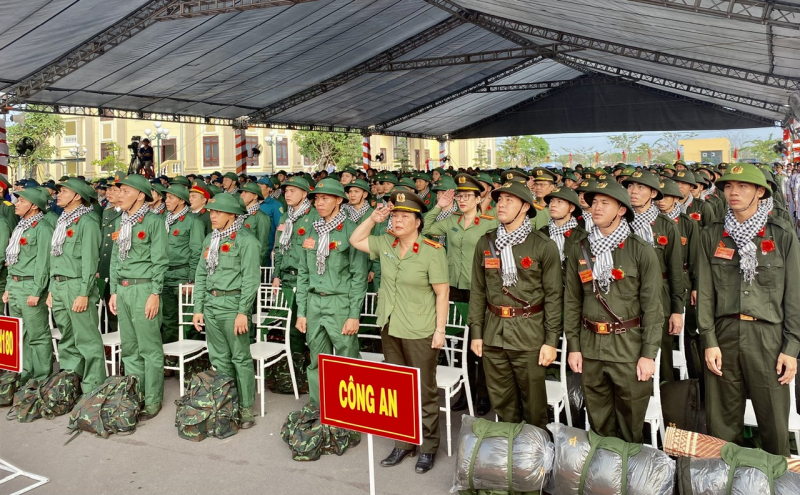 Tây Ninh: 729 công dân được tuyển chọn tham gia nghĩa vụ CAND -0