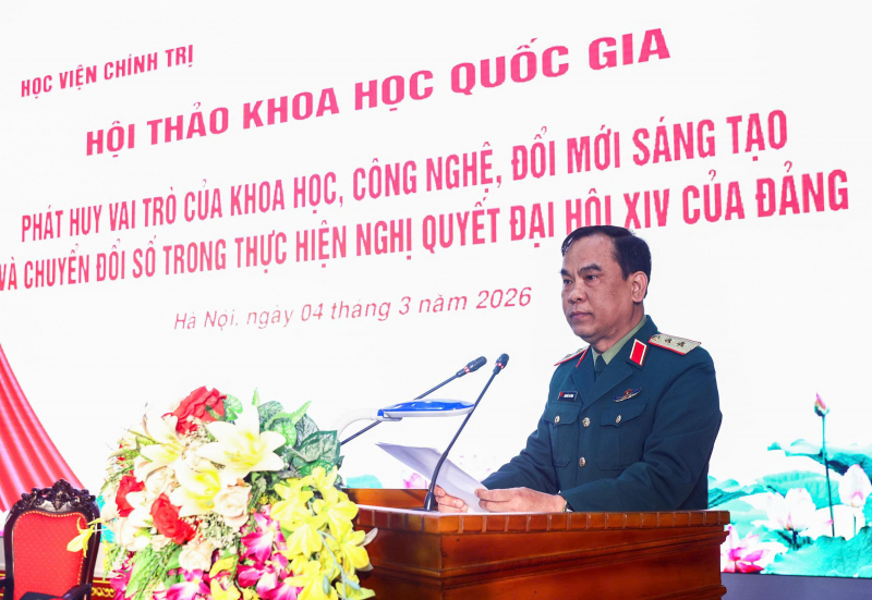 Phát huy vai trò của khoa học, công nghệ, đổi mới sáng tạo và chuyển đổi số trong thực hiện Nghị quyết Đại hội XIV của Đảng -0
