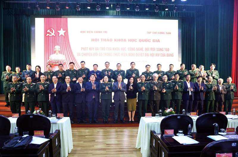 Phát huy vai trò của khoa học, công nghệ, đổi mới sáng tạo và chuyển đổi số trong thực hiện Nghị quyết Đại hội XIV của Đảng -0