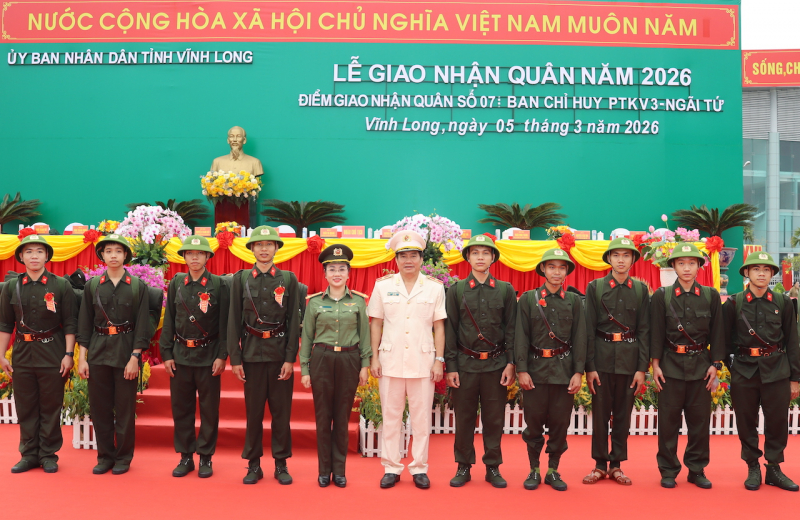 4.419 thanh niên Vĩnh Long lên đường nhập ngũ -0