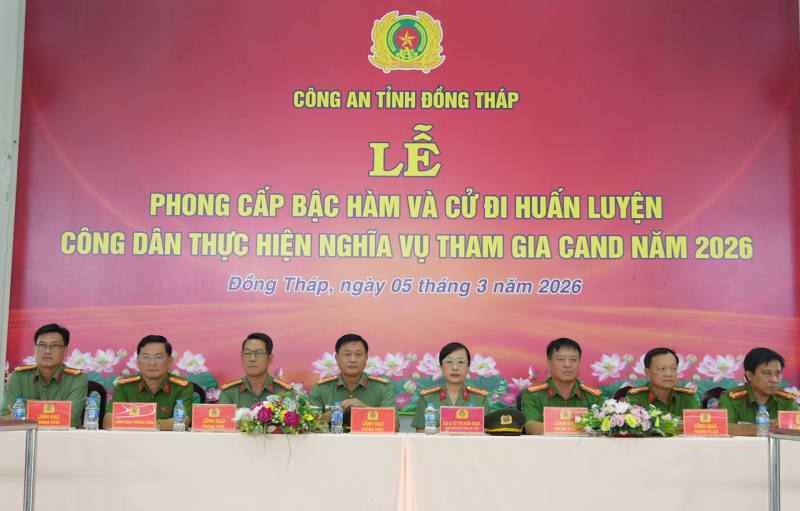 Công an Đồng Tháp hoàn thành 100% chỉ tiêu tuyển quân năm 2026 -0