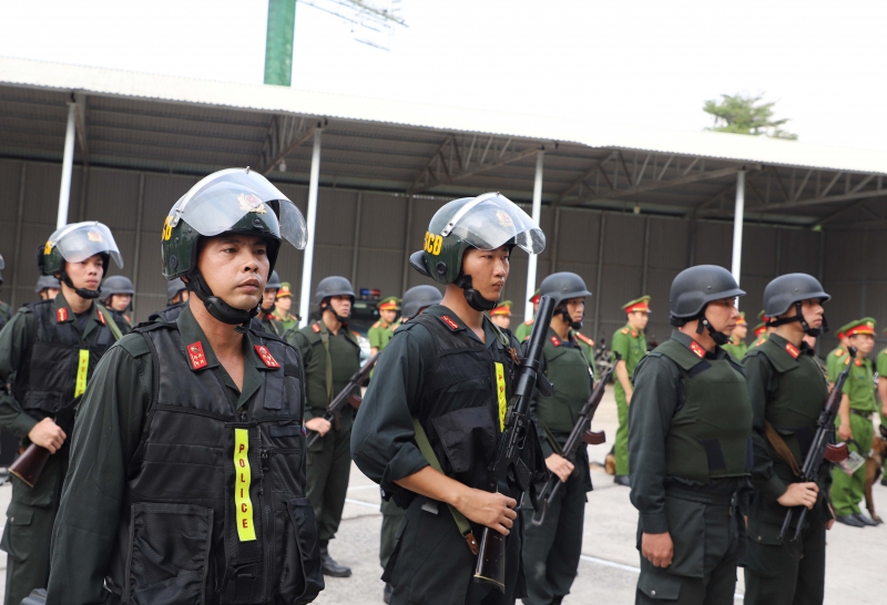 Phó Chủ tịch Quốc hội kiểm tra công tác bảo vệ bầu cử tại Phòng CSCĐ Công an TP Cần Thơ -4