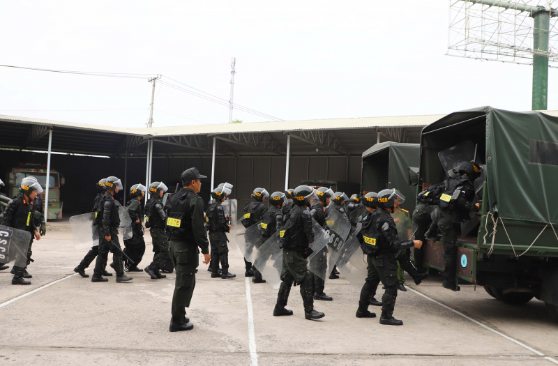 Phó Chủ tịch Quốc hội kiểm tra công tác bảo vệ bầu cử tại Phòng CSCĐ Công an TP Cần Thơ -5